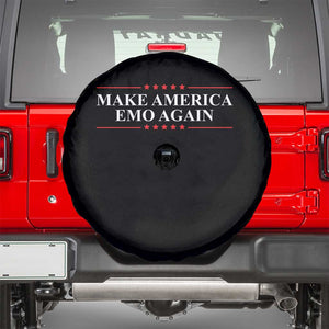 Make America Emo Again Spare Tire Cover Funny Goth Gothic US TS10 Black Print Your Wear