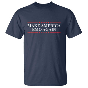 Make America Emo Again T Shirt Funny Goth Gothic US TS10 Navy Print Your Wear