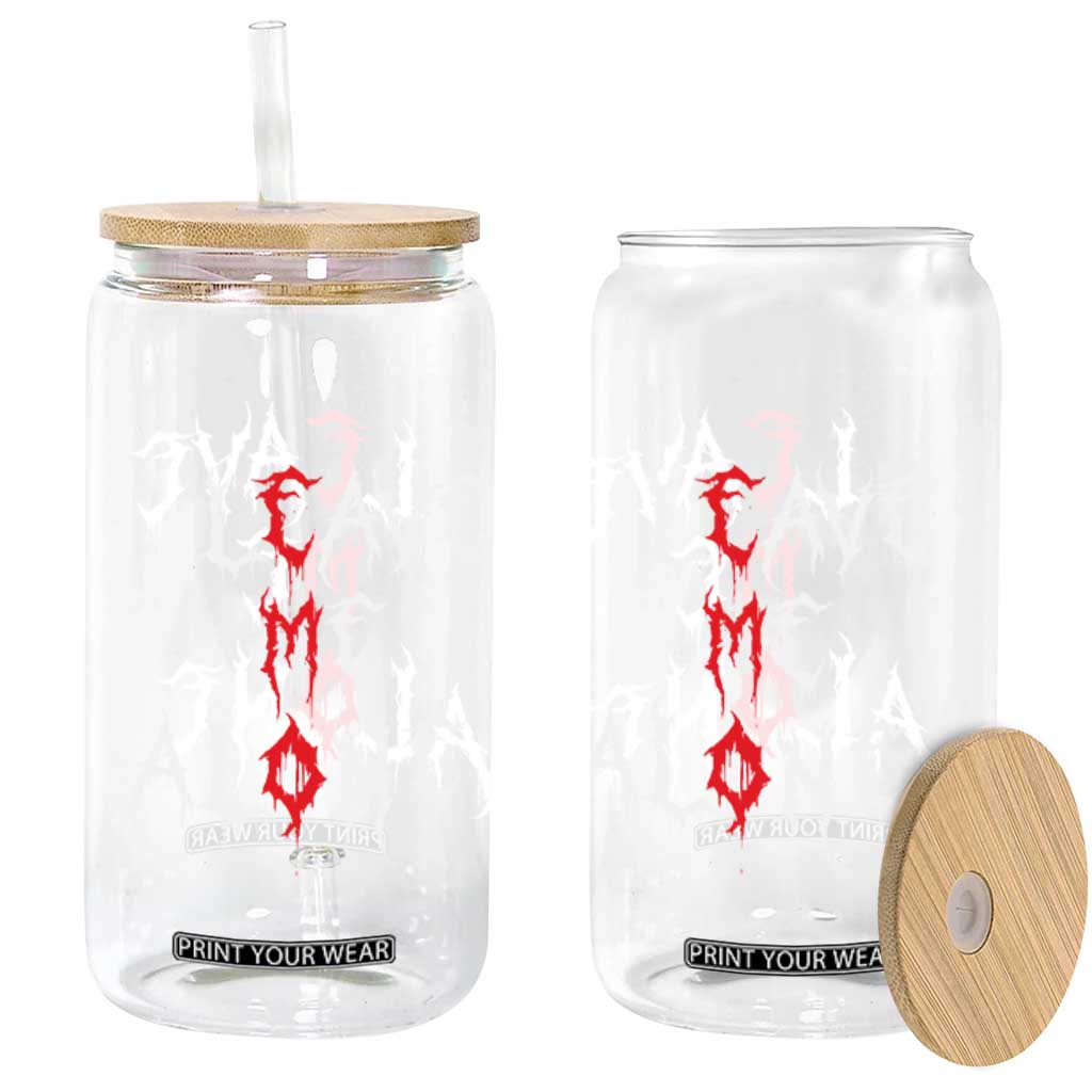 Leave me Alone Emo Glass Can Aesthetic Goth Scene Alternative Music TS10 Print Your Wear