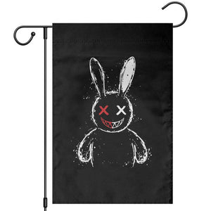 Creepy Cute Bunny Garden Flag Rabbit Alt Goth Grunge Horror Aesthetic TS10 Black Print Your Wear