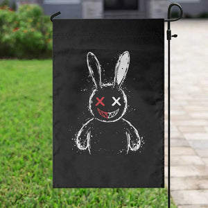 Creepy Cute Bunny Garden Flag Rabbit Alt Goth Grunge Horror Aesthetic TS10 Print Your Wear