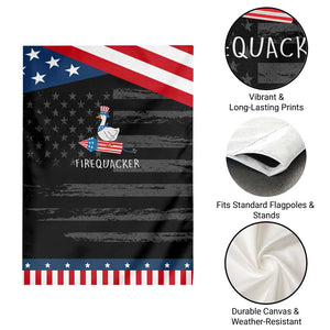 Funny July 4th Goose Garden Flag Patriotic Goose Firework Firequacker Independence Day TS10 Print Your Wear