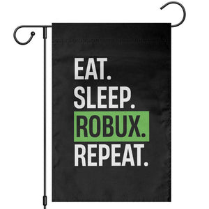 Eat Sleep Roblox Repeat Garden Flag Funny Video Game Lovers Gamers TS10 Black Print Your Wear