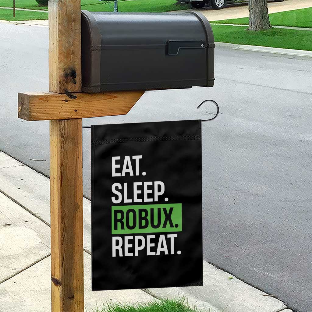 Eat Sleep Roblox Repeat Garden Flag Funny Video Game Lovers Gamers TS10 Print Your Wear