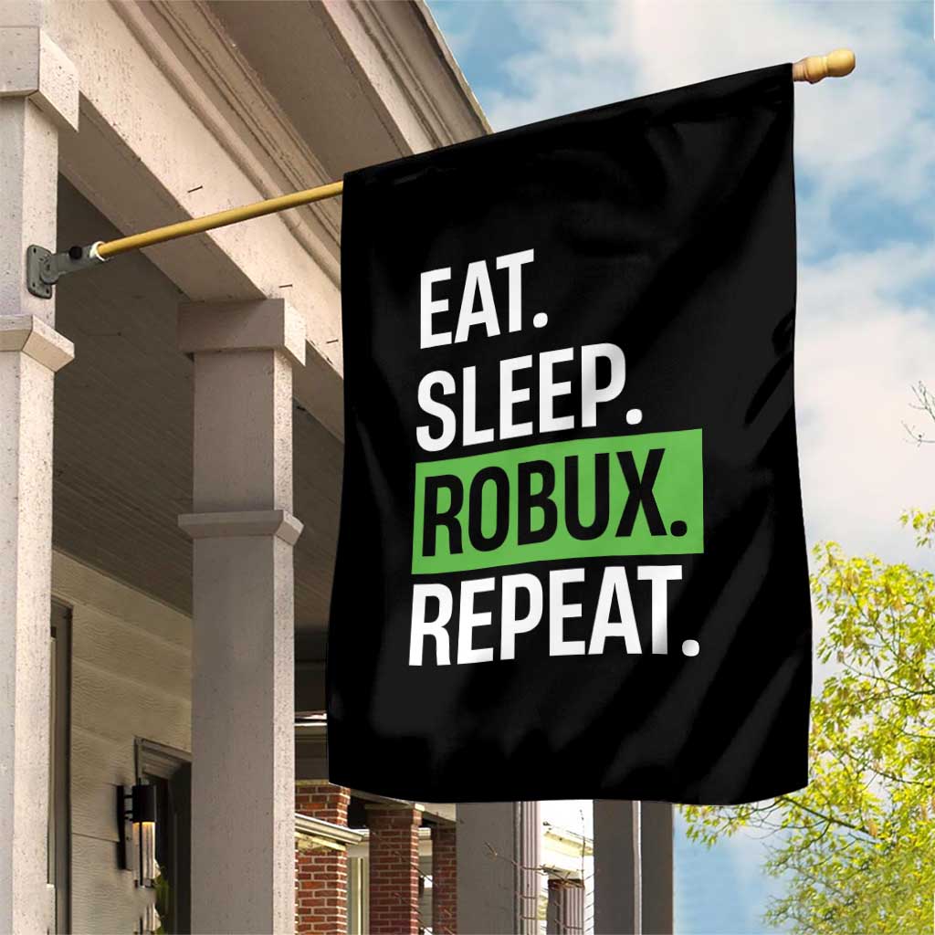 Eat Sleep Roblox Repeat Garden Flag Funny Video Game Lovers Gamers TS10 Print Your Wear