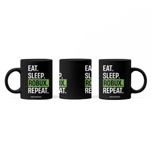 Eat Sleep Roblox Repeat Coffee Mug Funny Video Game Lovers Gamers TS10 Print Your Wear