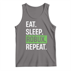 Eat Sleep Roblox Repeat Tank Top Funny Video Game Lovers Gamers TS10 Deep Heather Print Your Wear