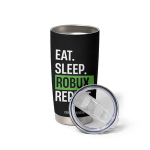 Eat Sleep Roblox Repeat Tumbler Cup Funny Video Game Lovers Gamers TS10 Print Your Wear
