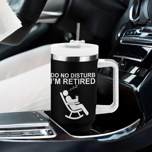 Retirement Gifts For Men Tumbler With Handle Do Not Disturb Im Retired TS10 Print Your Wear