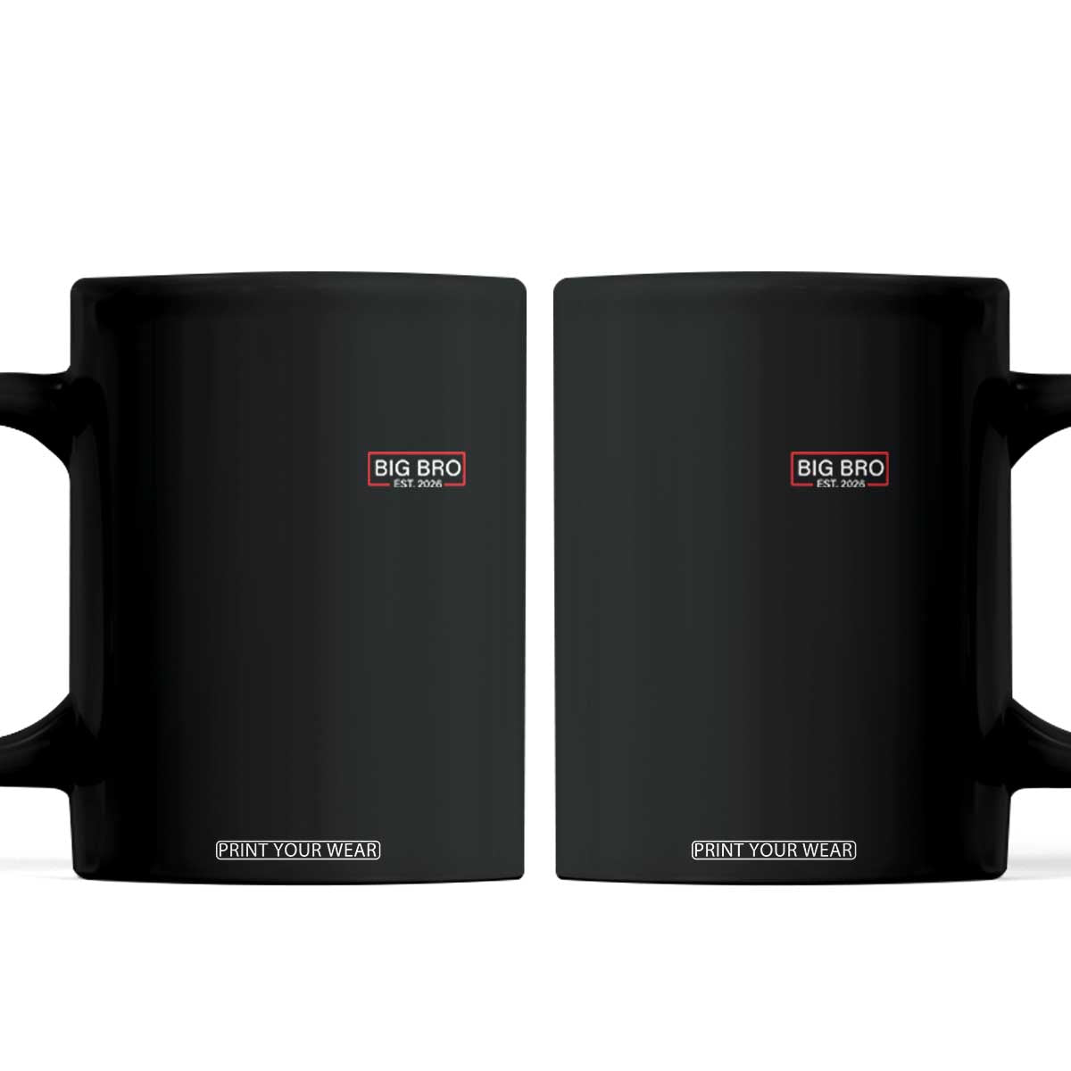 Big Bro Est 2026 Coffee Mug Brother Announcement TS10 Black Print Your Wear