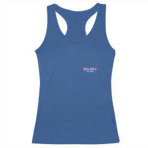 Big Bro Est 2026 Racerback Tank Top Brother Announcement TS10 Royal Blue Print Your Wear