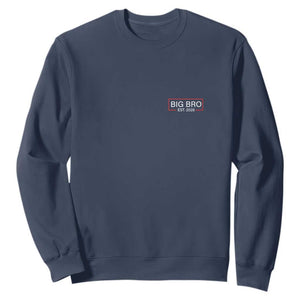 Big Bro Est 2026 Sweatshirt Brother Announcement TS10 Navy Print Your Wear
