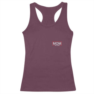 Mom Est 2026 Racerback Tank Top New Mama Pregnancy Reveal TS10 Maroon Print Your Wear