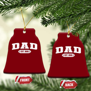 New Dad 2026 Ceramic Ornament Promoted To Daddy Est 2026 TS10 Print Your Wear