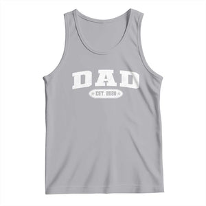 New Dad 2026 Tank Top Promoted To Daddy Est 2026 TS10 Athletic Heather Print Your Wear