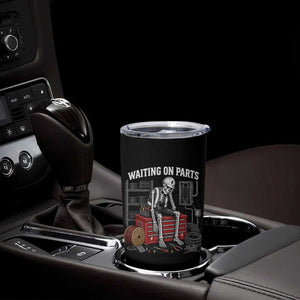 Electrician Skeleton Tumbler Cup Waiting On Parts Funny Graphic TS10 Print Your Wear