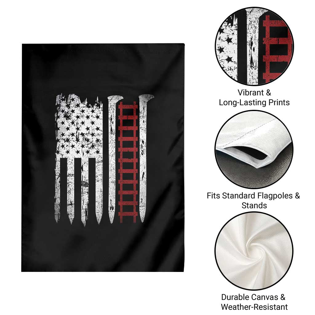 American Flag Railroad Garden Flag Railway Workers Track Spike Graphic TS10 Print Your Wear