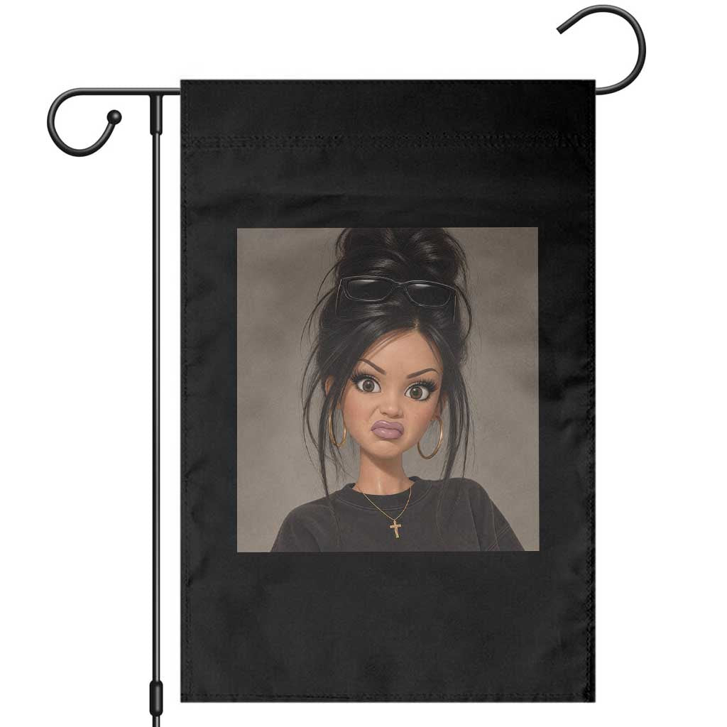Funny Side Eye Doll Garden Flag Stank Face Doll Girl Funny Meme