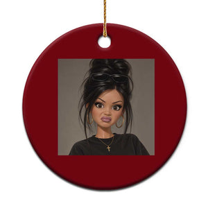 Funny Side Eye Doll Ceramic Ornament Stank Face Doll Girl Funny Meme