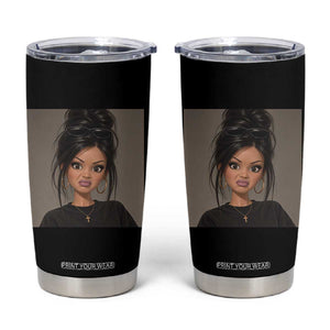 Funny Side Eye Doll Tumbler Cup Stank Face Doll Girl Funny Meme