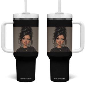 Funny Side Eye Doll Tumbler With Handle Stank Face Doll Girl Funny Meme
