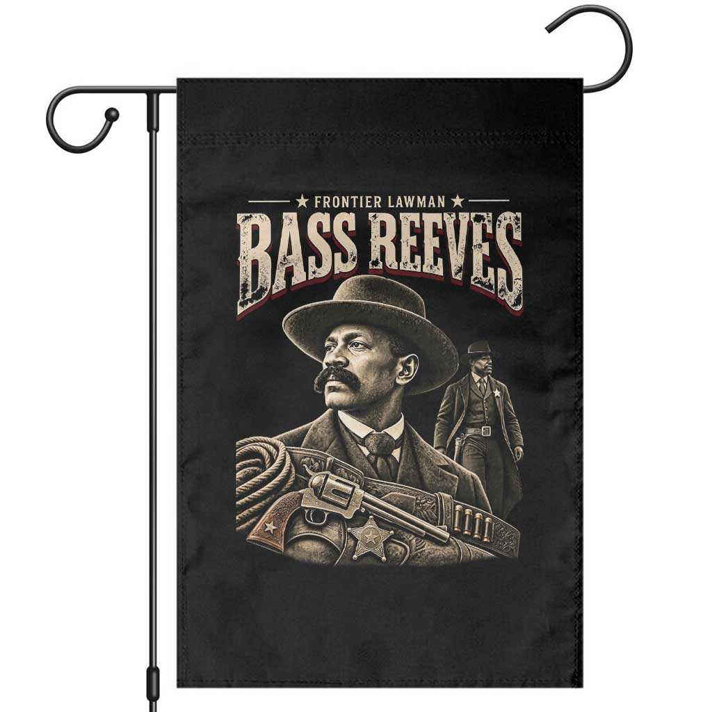 Bass Reeves Black History Month Garden Flag Frontier Lawman US Deputy Marshal