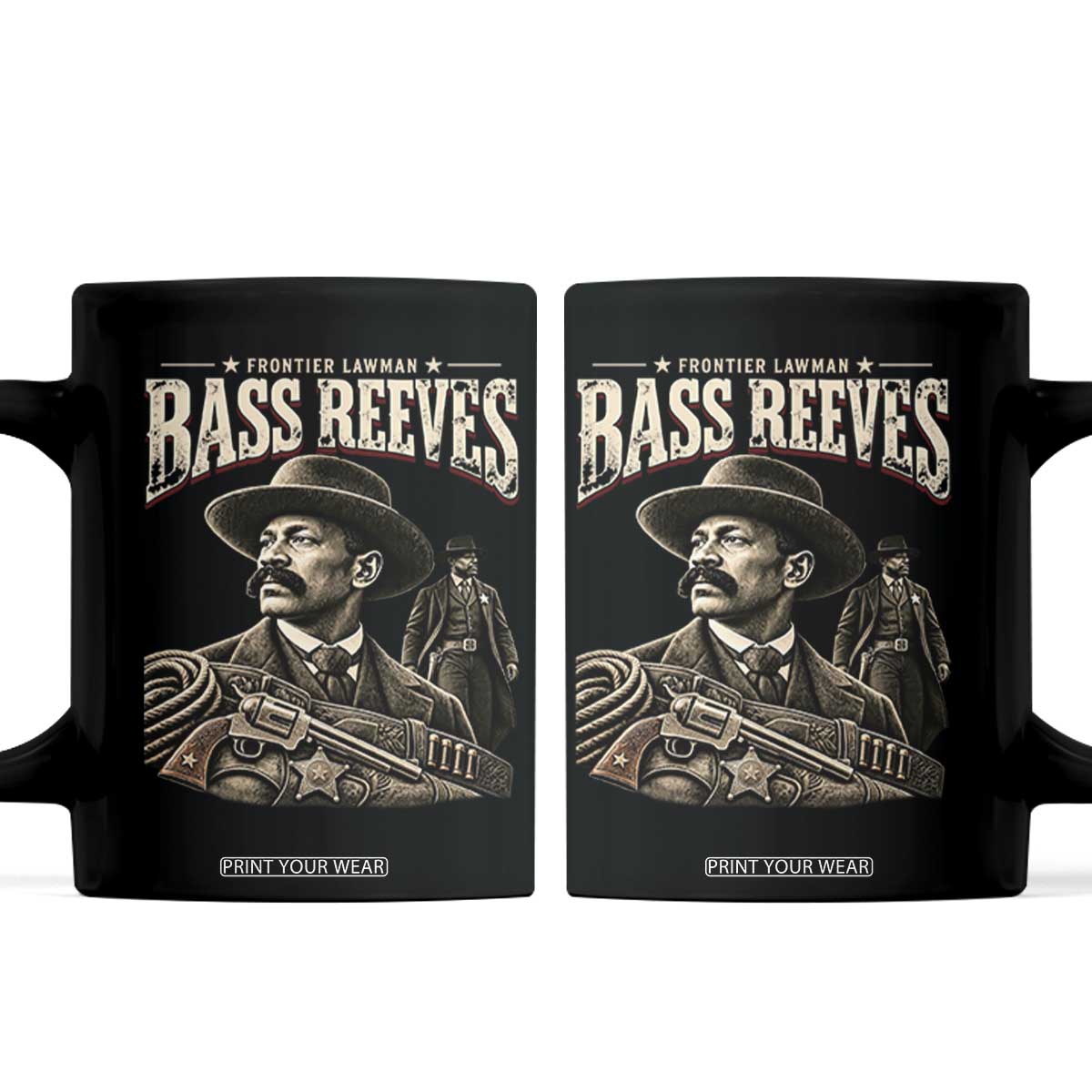 Bass Reeves Black History Month Coffee Mug Frontier Lawman US Deputy Marshal