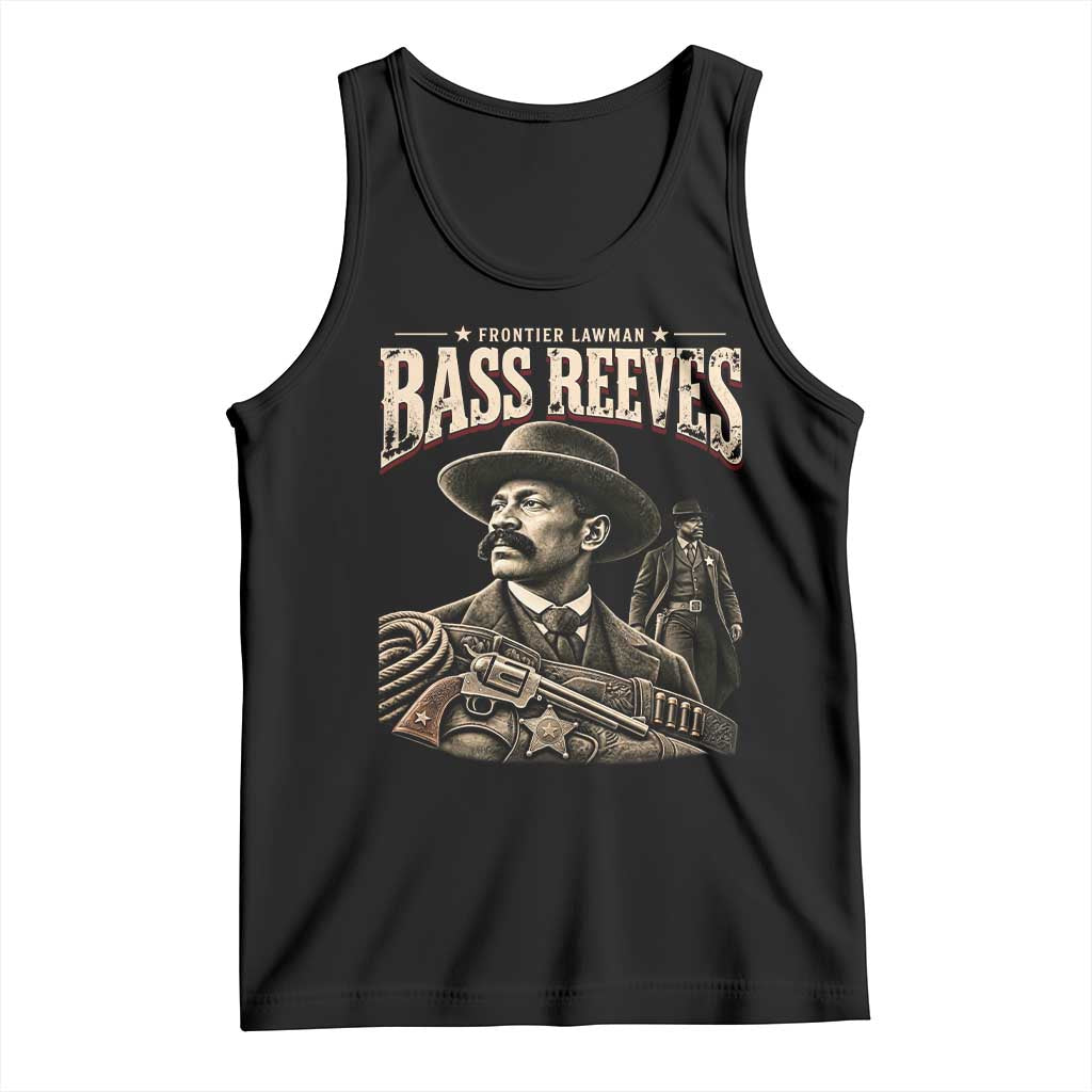 Bass Reeves Black History Month Tank Top Frontier Lawman US Deputy Marshal
