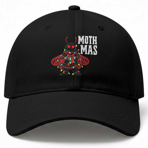 Merry Mothmas Cute Mothman Christmas Baseball Cap