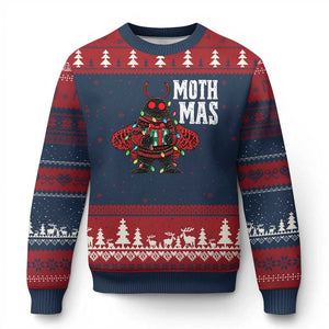 Merry Mothmas Cute Mothman Xmas Ugly Christmas Sweater