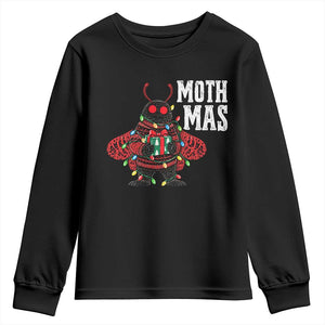 Merry Mothmas Cute Mothman Christmas Youth Sweatshirt