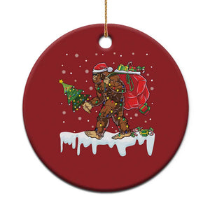 Bigfoot Christmas Tree Lights Christmas Ornament Believe Xmas Sasquatch Lovers Funny TS10 Print Your Wear