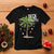 Hawaiian Christmas T Shirt Deck The Palms Christmas Palm Tree Beach Family Vacation TS10 Black Print Your Wear