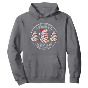 Farm Fresh Christmas Tree Hoodie Tree Cake Holiday Baking Crew TS10 Charcoal Print Your Wear