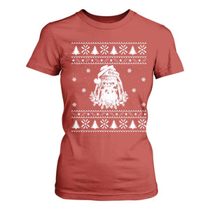 Bigfoot Santa Claus T Shirt For Women Funny Ugly Xmas Sasquatch Lovers TS10 Red Print Your Wear