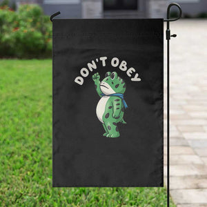 Portland Frog Garden Flag Don't Obey Inflatable Costume Protest TS10 Print Your Wear