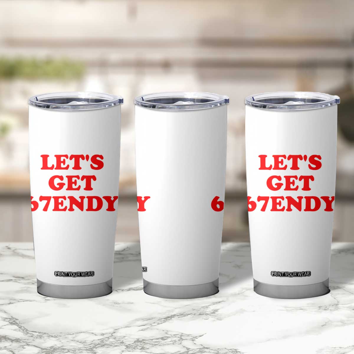 Let's Get Sendy 67 Tumbler Cup Funny 6 7 Six Seven 6 7endy Meme TS10 Print Your Wear