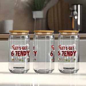 Six Seven Christmas Glass Can Let's get Sendy 7endy Funny 67 6 7 Meme Gen Alpha Slang TS10 Print Your Wear