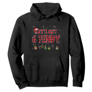 Six Seven Christmas Hoodie Let's get Sendy 7endy Funny 67 6 7 Meme Gen Alpha Slang TS10 Black Print Your Wear