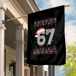 Funny Six Seven 6 7 Meme Ugly Christmas Garden Flag Gen Alpha Slang TS10 Print Your Wear