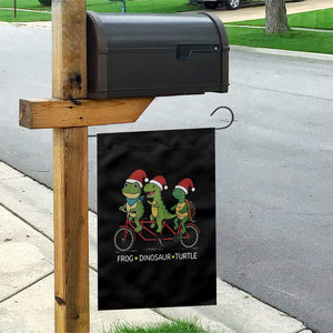 Subtle FDT Christmas Garden Flag Frog Dinosaur Turtle Political Satire TS10 Print Your Wear