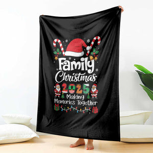Family Christmas 2025 Throw Blanket Matching Xmas Squad Santa TS10 Print Your Wear