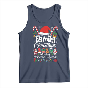 Family Christmas 2025 Tank Top Matching Xmas Squad Santa TS10 Navy Print Your Wear