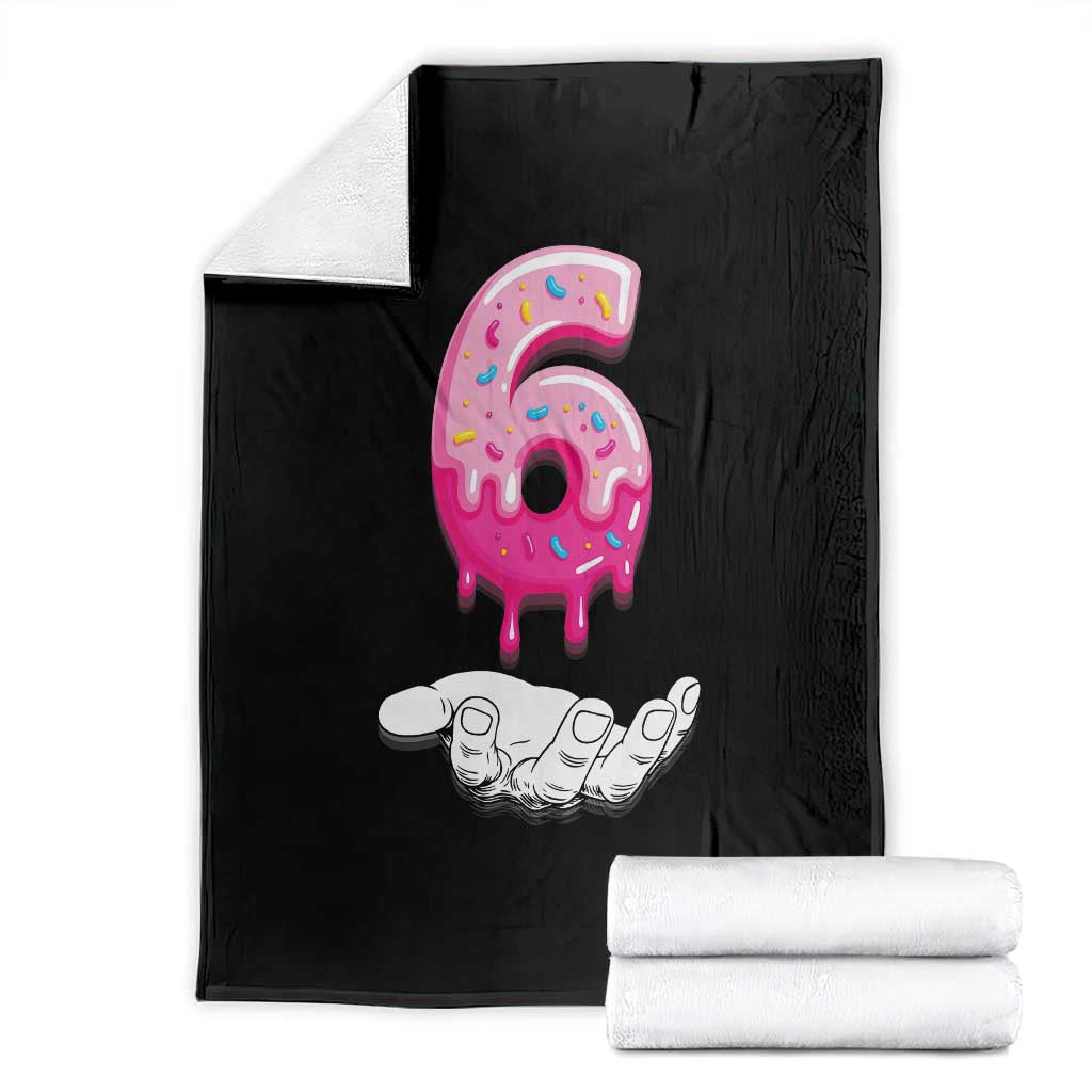 Funny 67 Six Seven Meme Couple Matching Throw Blanket Number 6 Baseball Ice Cream Drip TS10 Black Print Your Wear