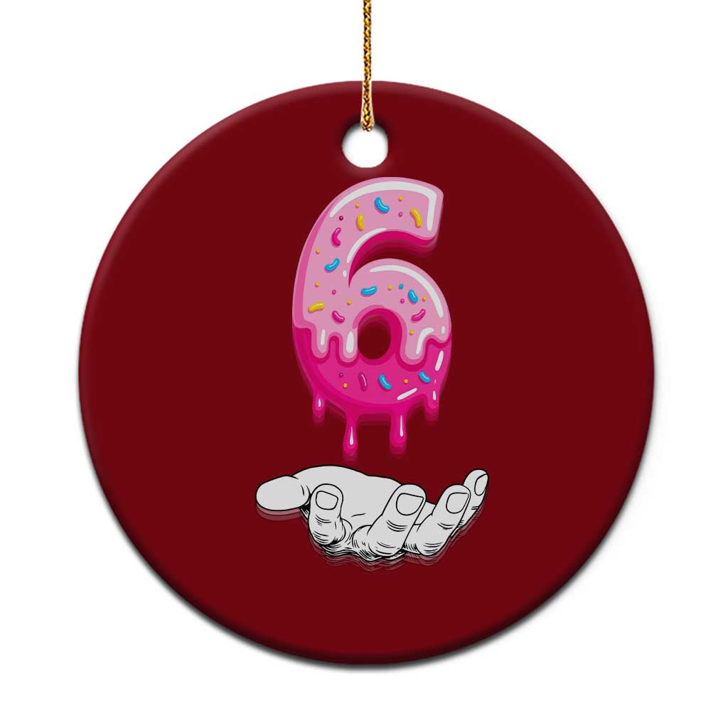 Funny 67 Six Seven Meme Couple Matching Ceramic Ornament Number 6 Baseball Ice Cream Drip TS10 1pc Red Print Your Wear