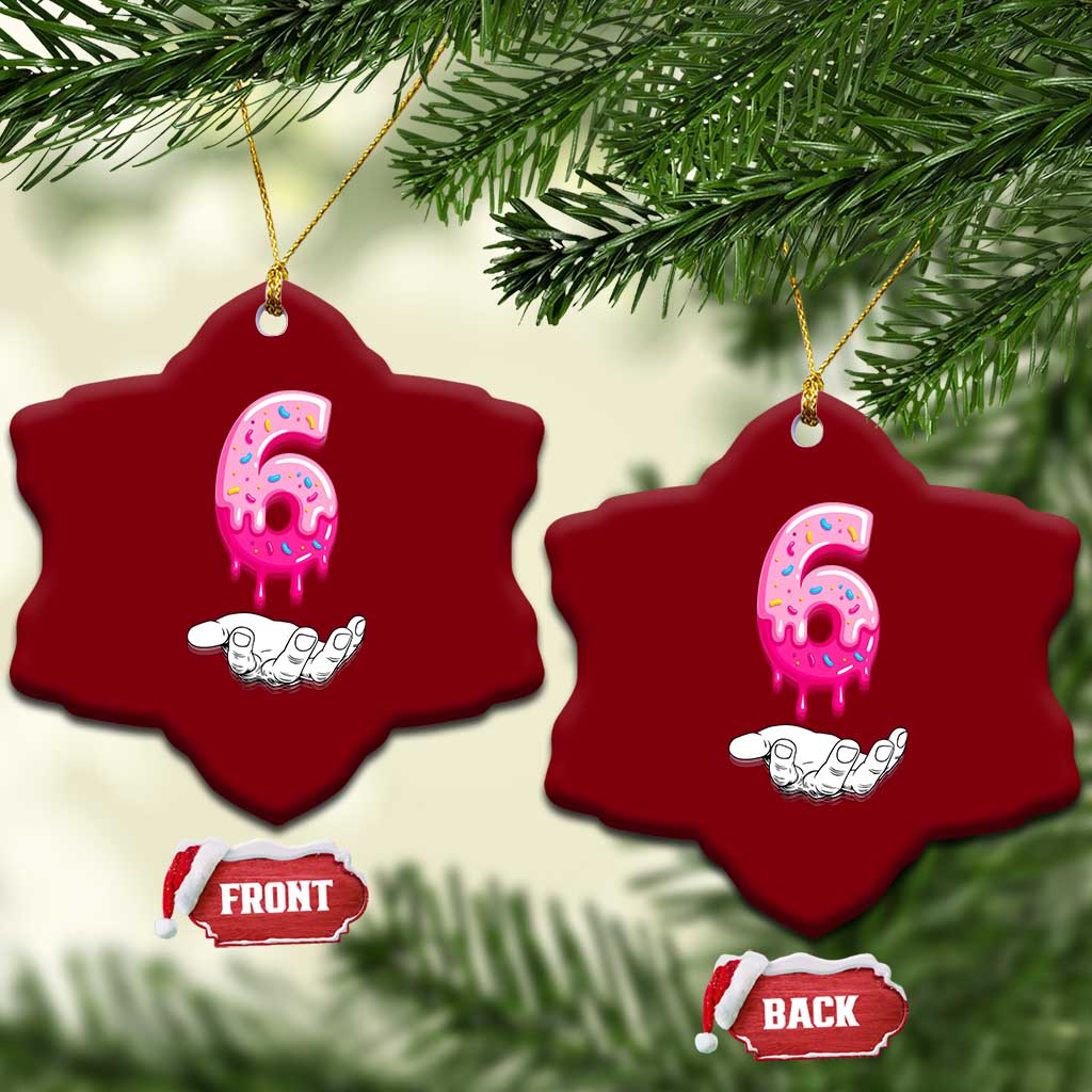 Funny 67 Six Seven Meme Couple Matching Ceramic Ornament Number 6 Baseball Ice Cream Drip TS10 Print Your Wear