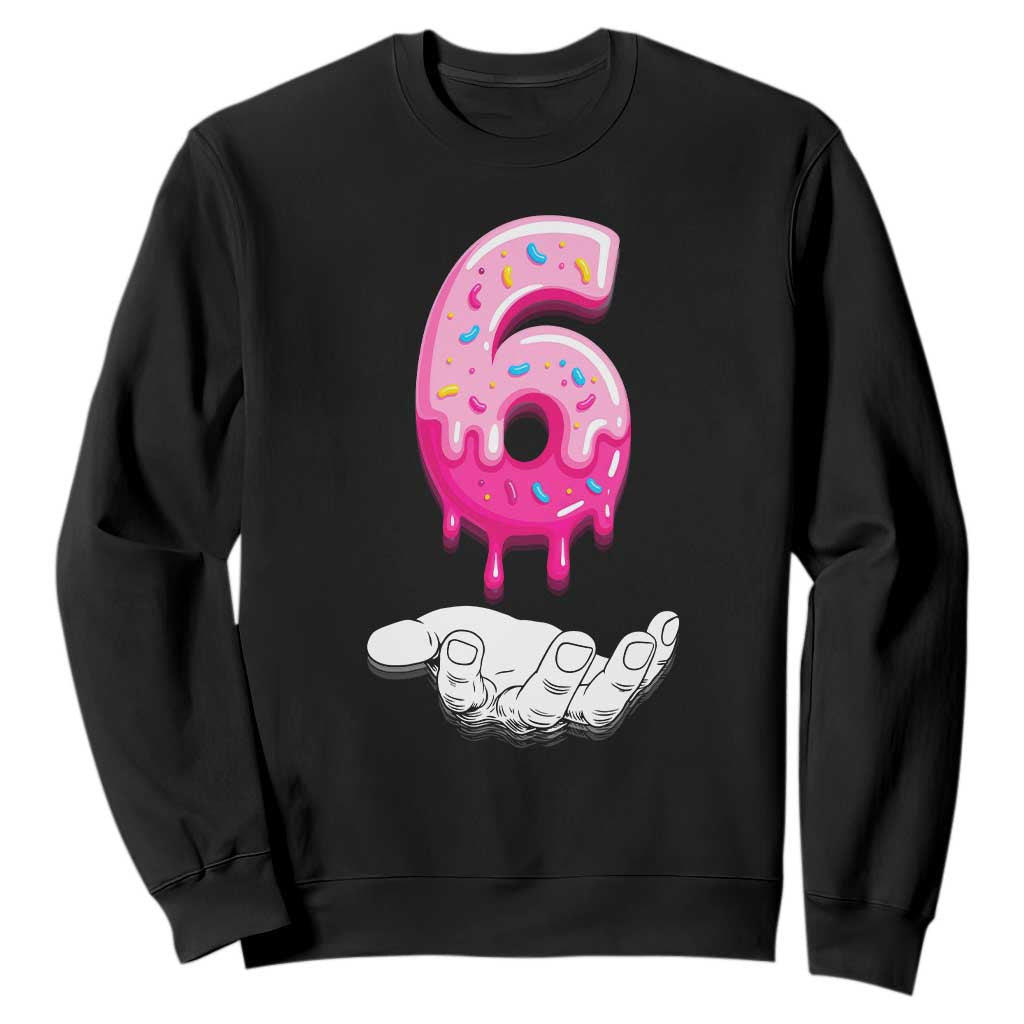 Funny 67 Six Seven Meme Couple Matching Sweatshirt Number 6 Baseball Ice Cream Drip TS10 Black Print Your Wear