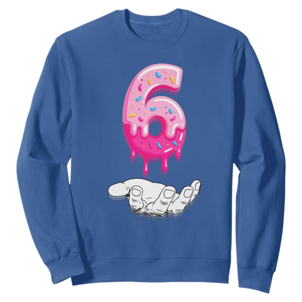 Funny 67 Six Seven Meme Couple Matching Sweatshirt Number 6 Baseball Ice Cream Drip TS10 Royal Blue Print Your Wear