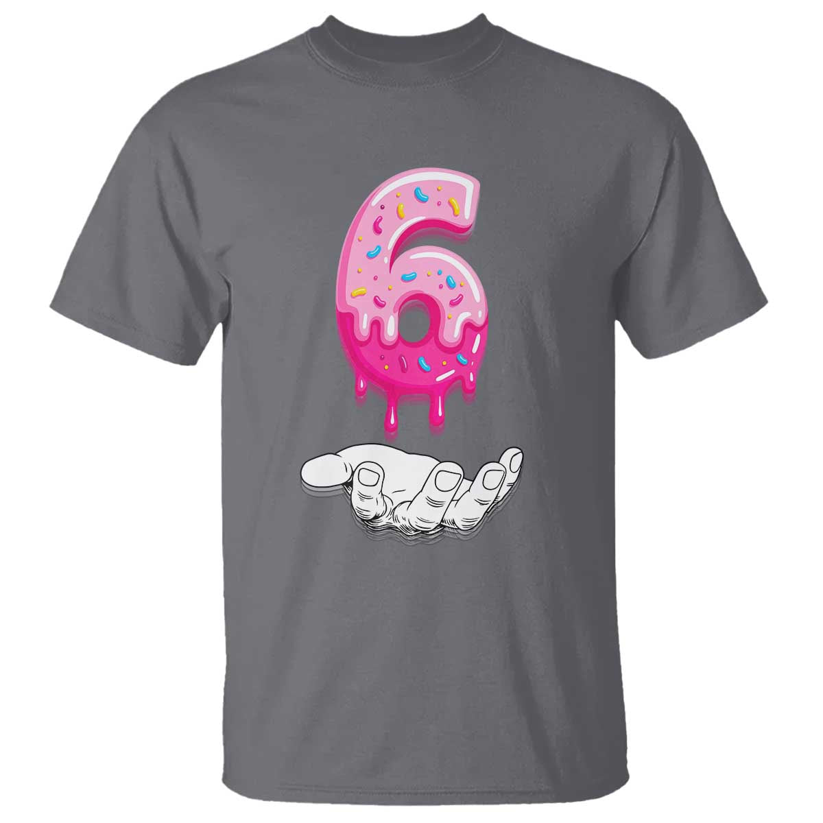 Funny 67 Six Seven Meme Couple Matching T Shirt Number 6 Baseball Ice Cream Drip TS10 Charcoal Print Your Wear
