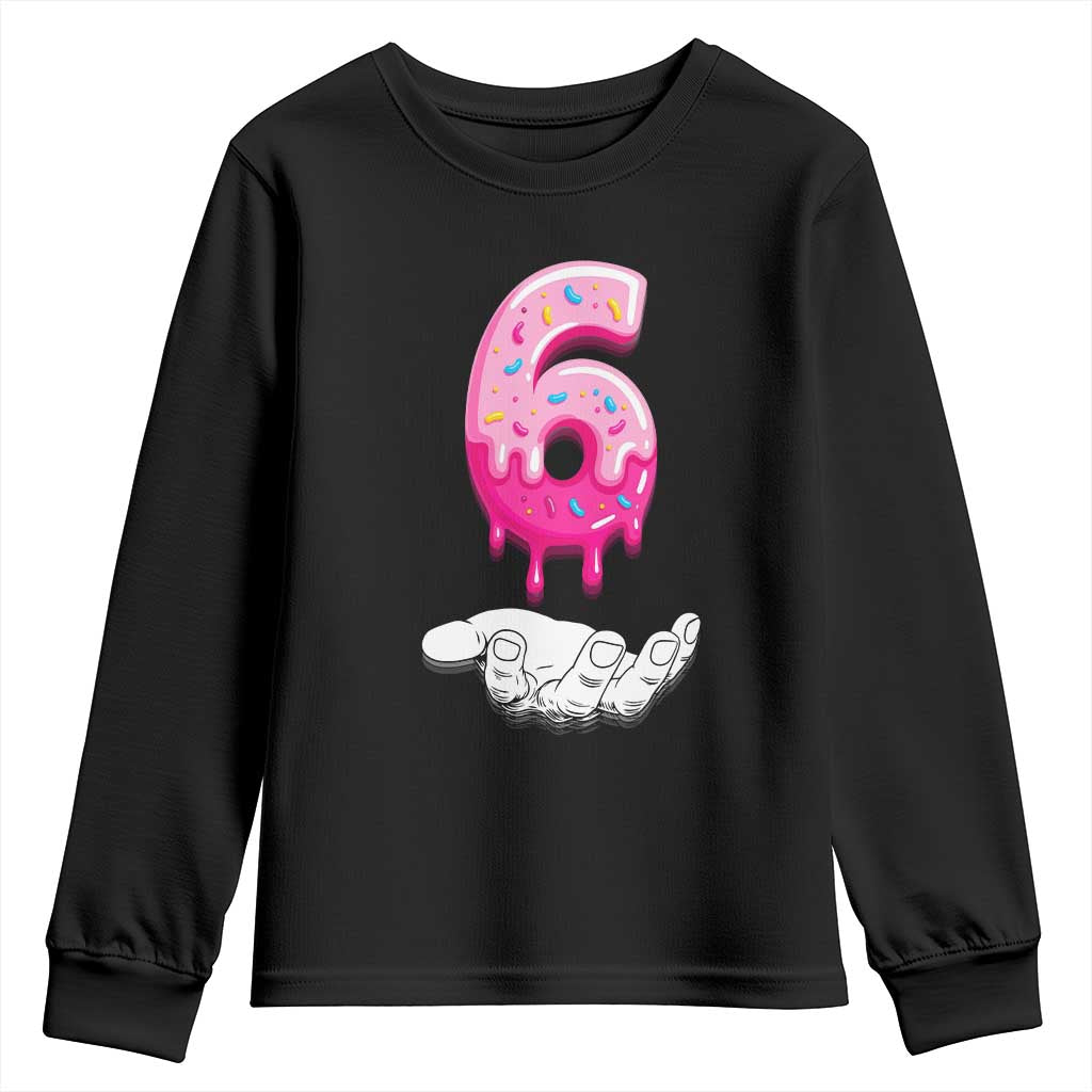 Funny 67 Six Seven Meme Couple Matching Youth Sweatshirt Number 6 Baseball Ice Cream Drip TS10 Black Print Your Wear